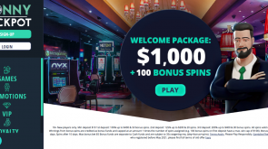 Jonny Jackpot Casino welcome bonus