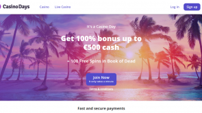 casino days welcome bonus