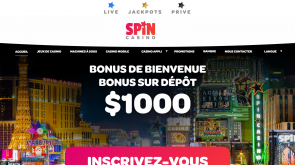 spin casino bonus de bienvenue