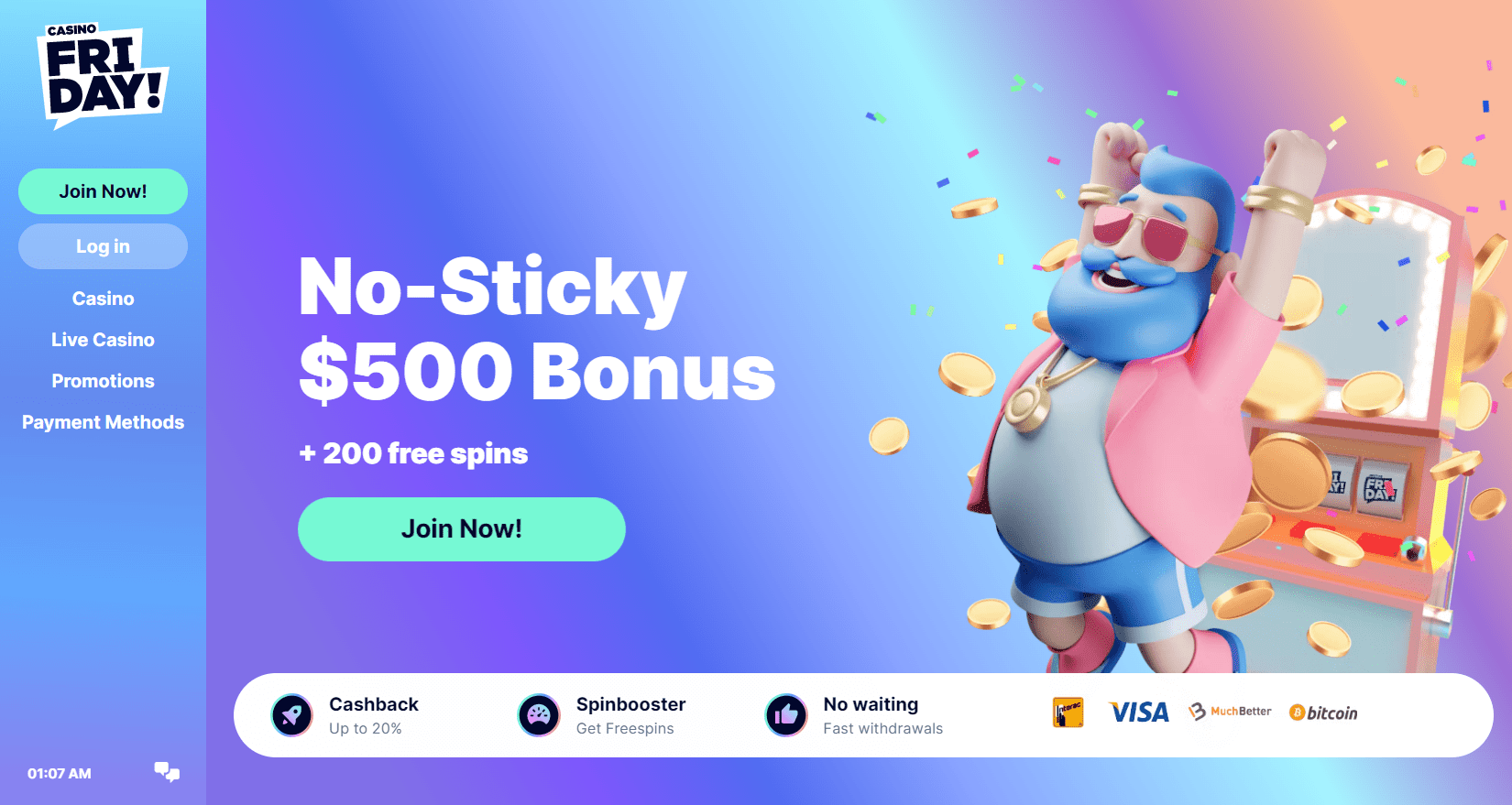 Casino Friday Review Canada Get Up To C 500 200 Free Spins
