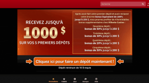 Villento Casino bonus d'inscription