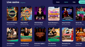 SpinAway Casino LIve Casino