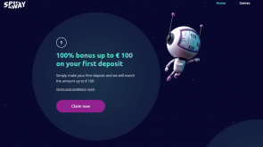 SpinAway first deposit bonus