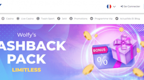 Cashback Wolfy Casino